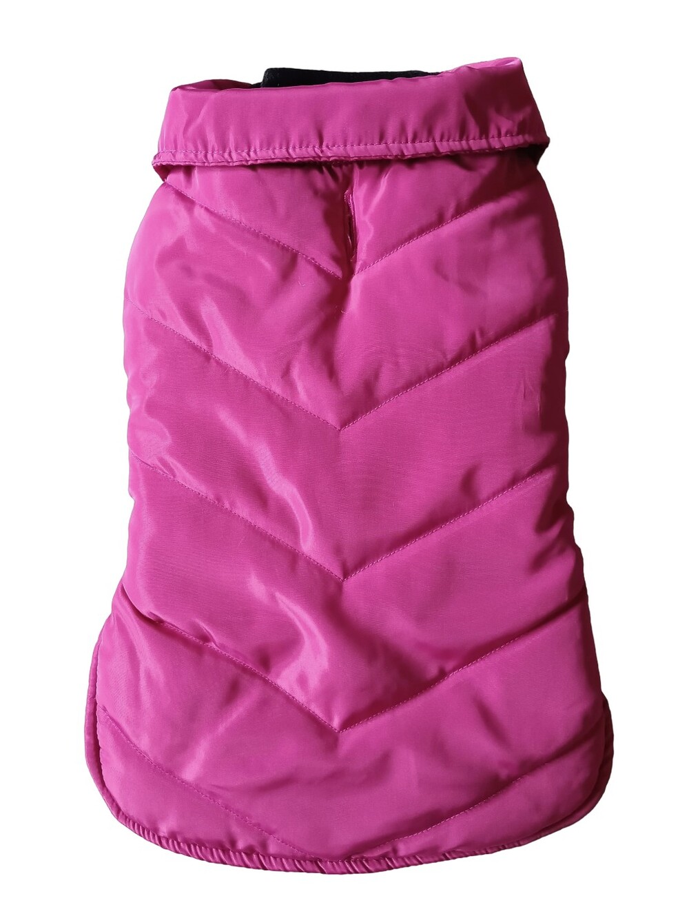 🩷 Bailey & Bella Dog Puffer Vest Pink Black Fleece Medium Jacket Quilted